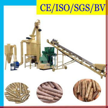 Biomassa Waste Rice Husk Hardwood Pellet Linha de Produção com CE